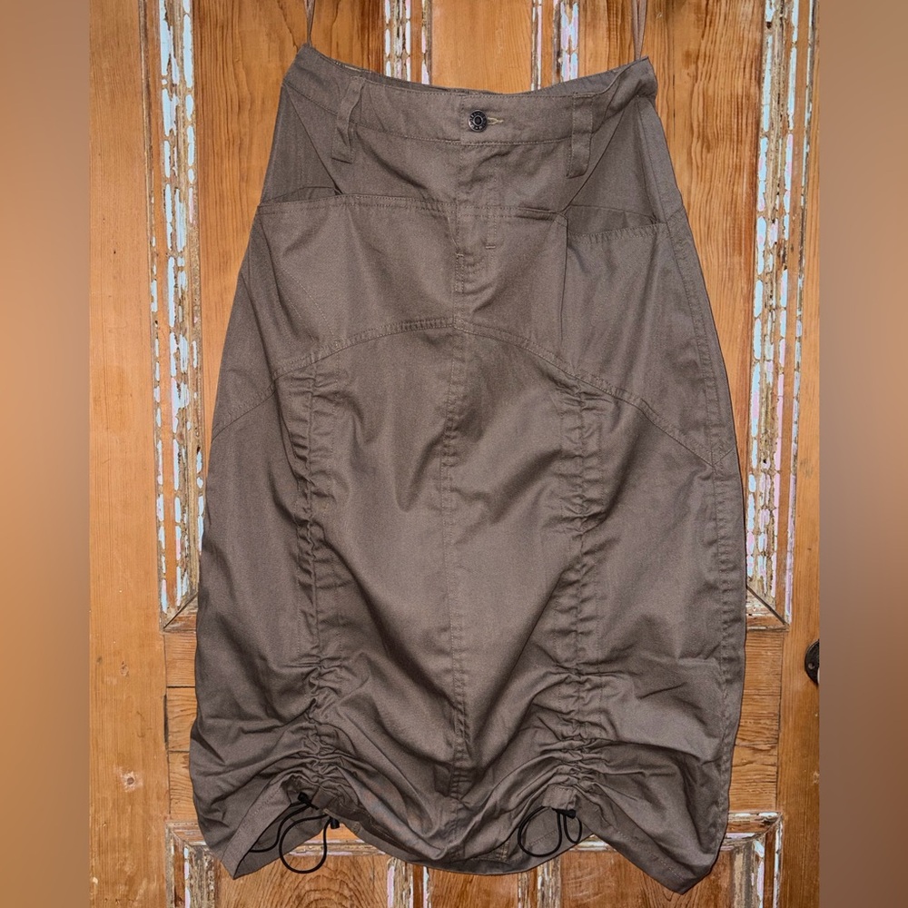 Motel Rocks Olive Cargo skirt